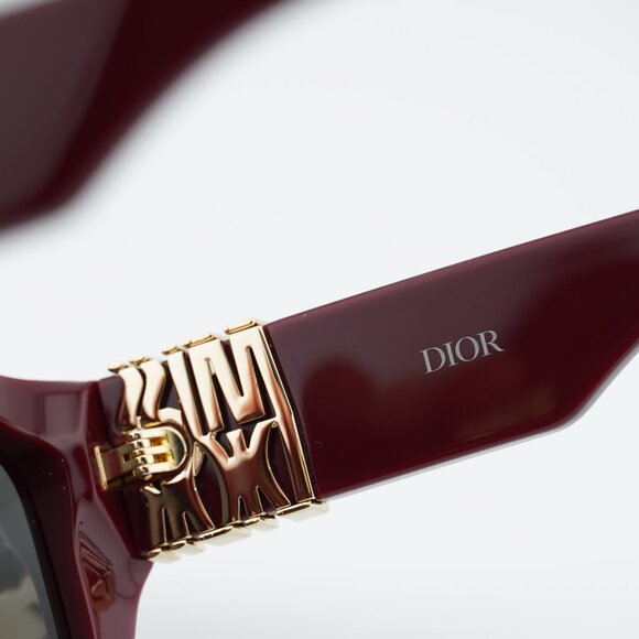 Dior MISSDIOR S1I 94A0 Sunglasses Red Square Frame, Grey Lenses main image 11